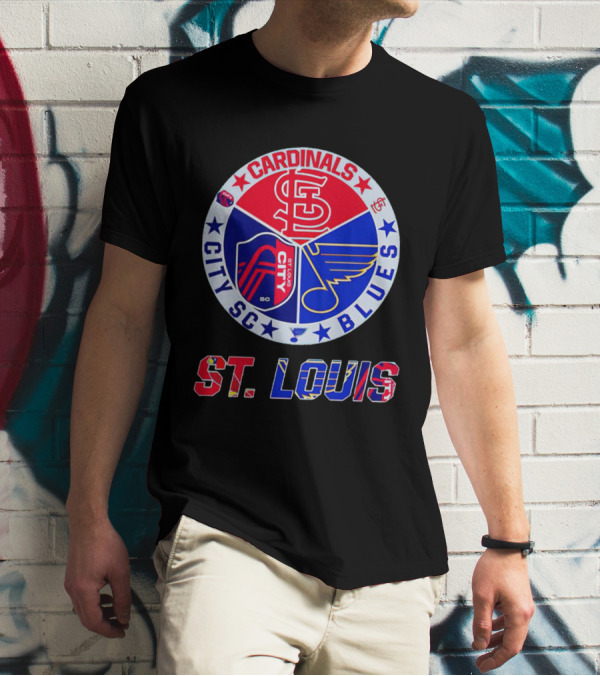 ST Louis Cardinals City SC Blues T-Shirt
