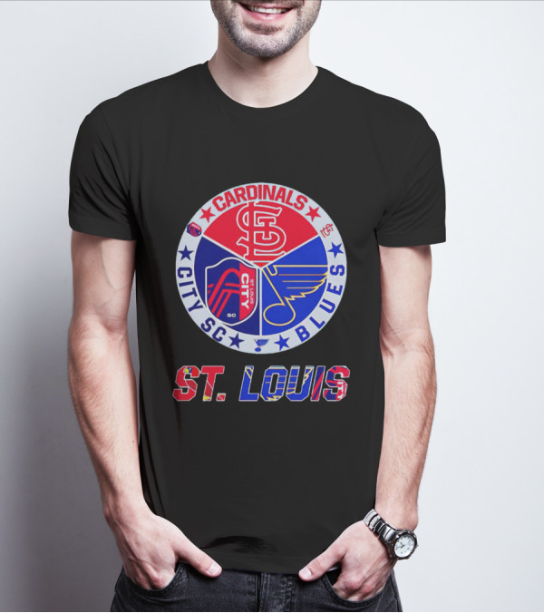 ST Louis Cardinals City SC Blues T-Shirt