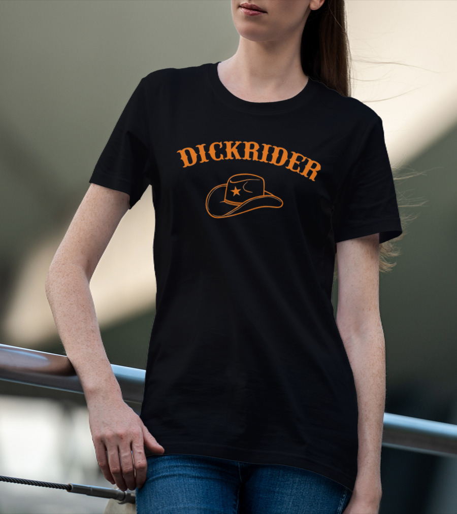 DICKRIDER Cowboy Hat Star Badge T-Shirt