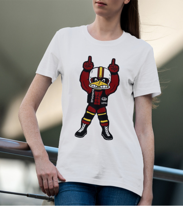 ISU Cyclones Strong Mascot Character With Champion Gesture T-Shirt