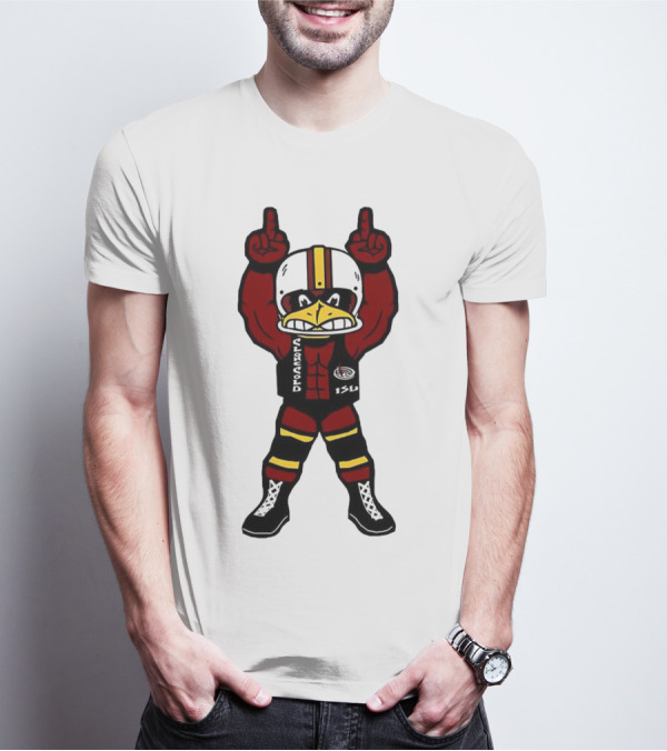 ISU Cyclones Strong Mascot Character With Champion Gesture T-Shirt