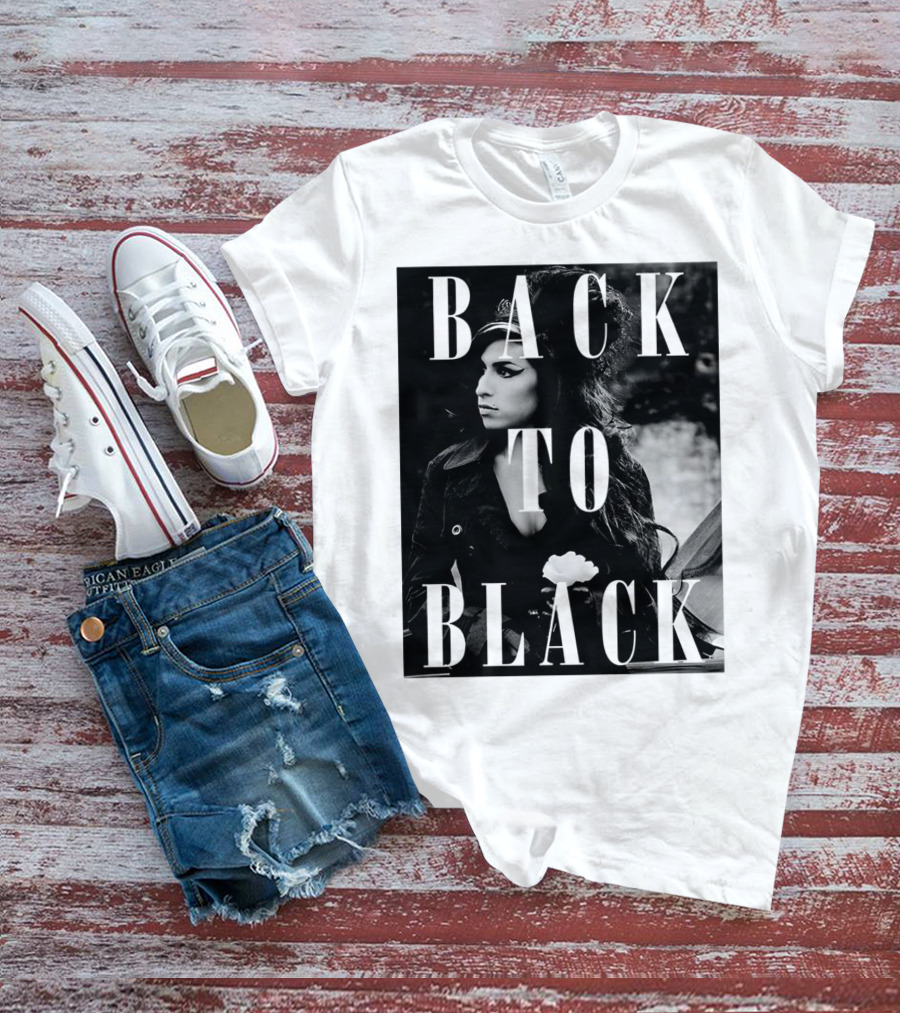 Amy Winehouse Back To Black T-Shirt