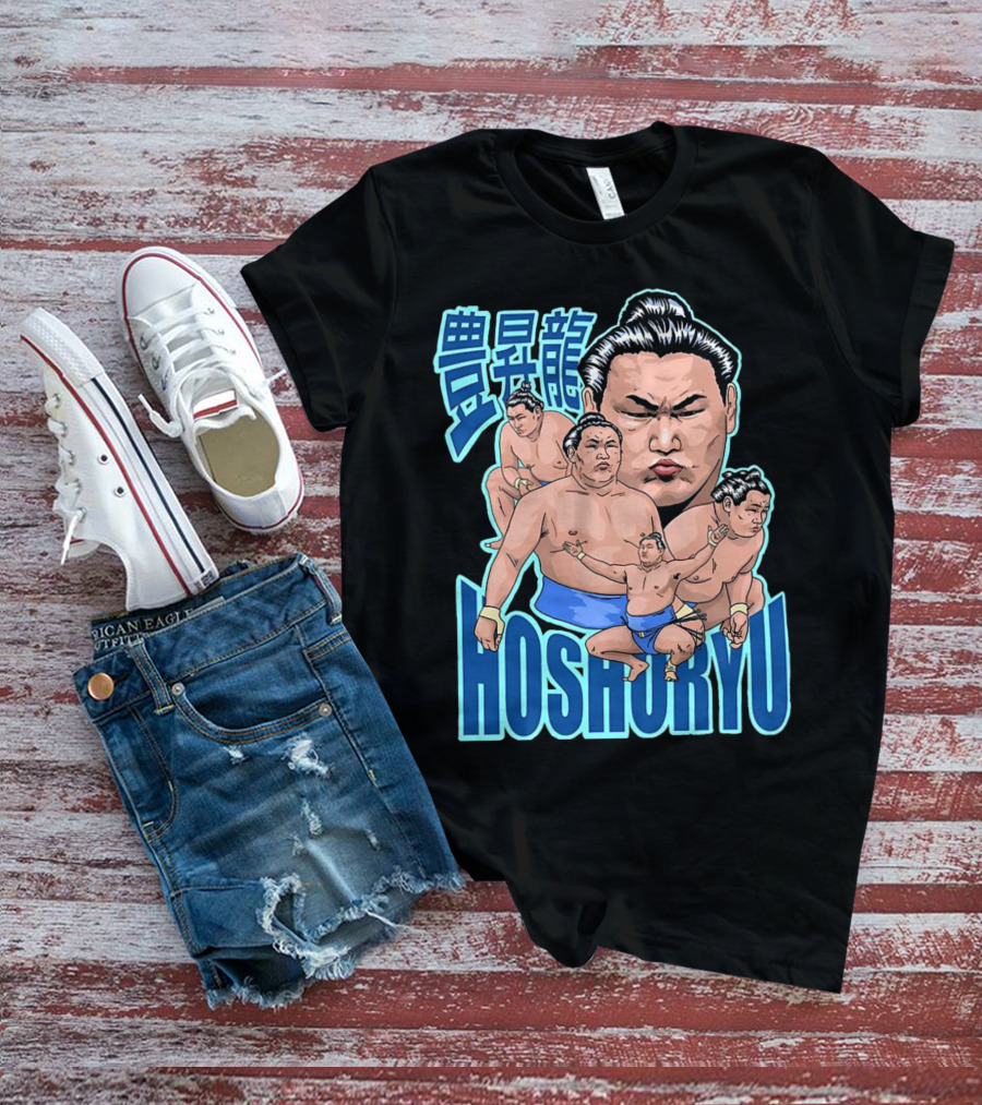 Hoshoryu Sumo Wrestler Action Poses And Expressions T-Shirt