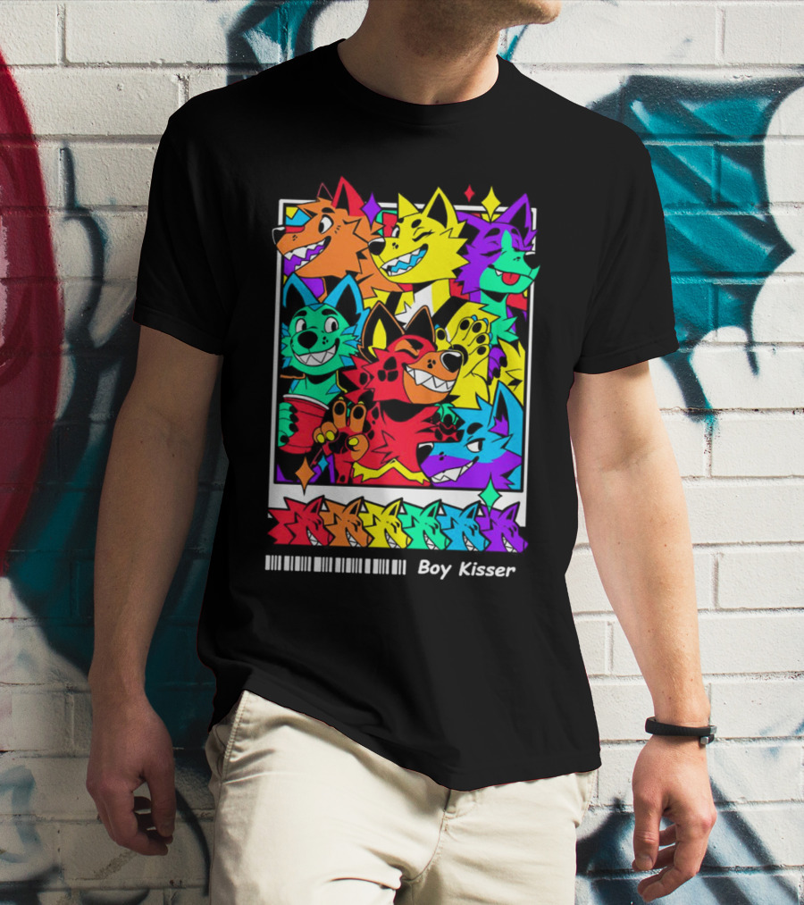 New Leaked Colorful Boy Kisser Fox Pack T-Shirt