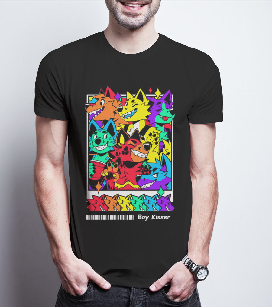 New Leaked Colorful Boy Kisser Fox Pack T-Shirt