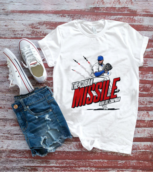 Aroldis Chapman The Cuban Missile Texas MLBPA T-Shirt