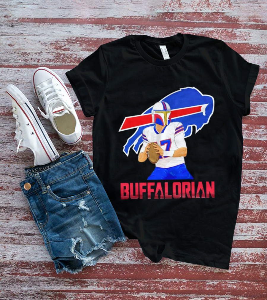 Bufflaorian Buffalo Bills Football Player With Buffalo T-Shirt
