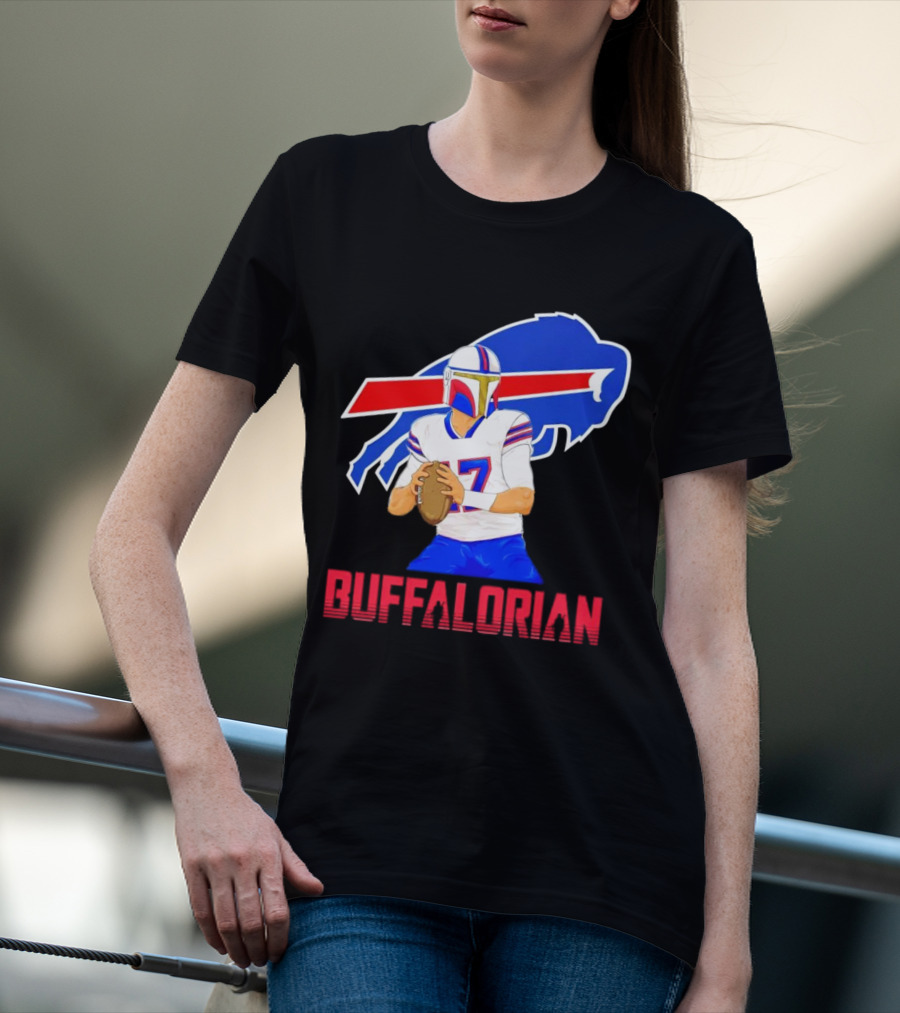 Bufflaorian Buffalo Bills Football Player With Buffalo T-Shirt