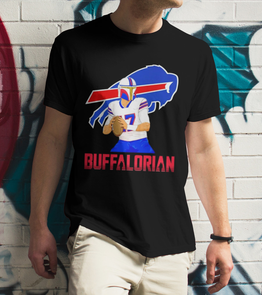 Bufflaorian Buffalo Bills Football Player With Buffalo T-Shirt