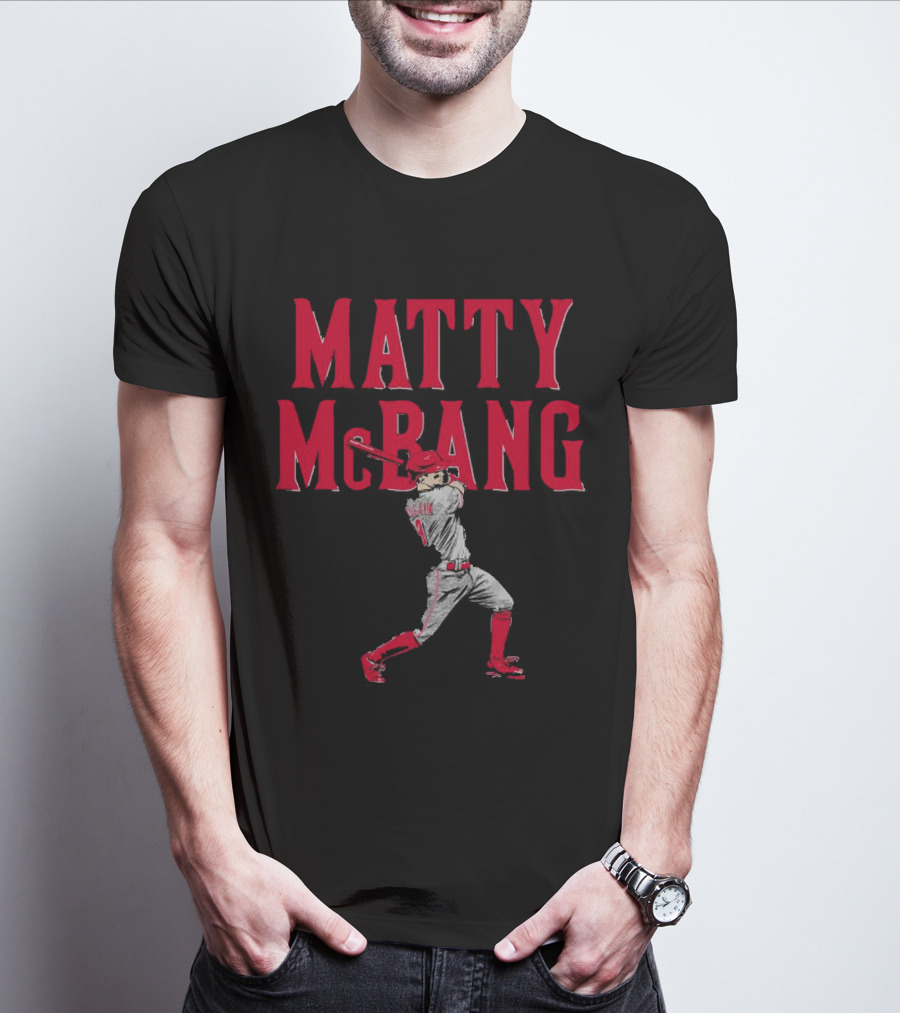 Matty McBang Matt McLain Cincinnati Reds Baseball Player T-Shirt