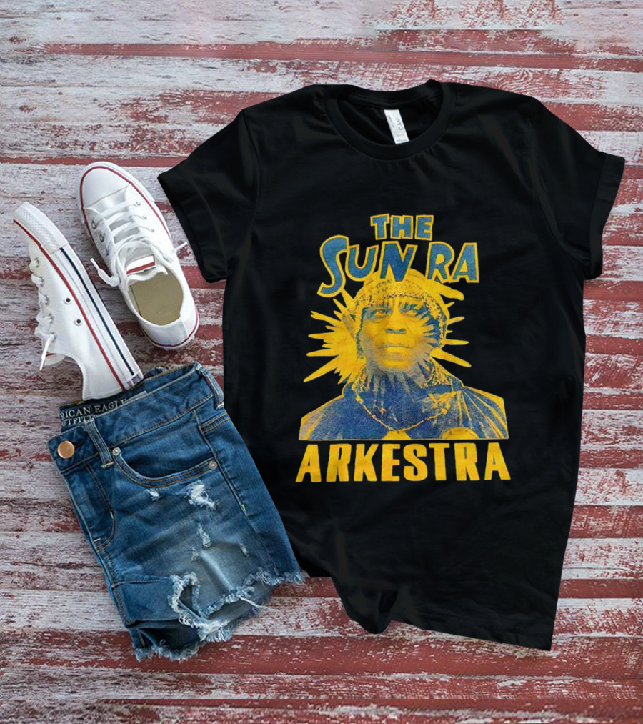 The Sun Ra Arkestra Cosmic Jazz Icon Yellow T-Shirt