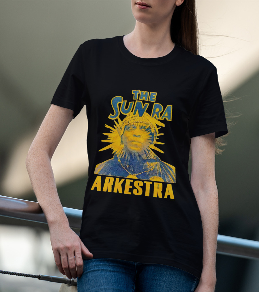 The Sun Ra Arkestra Cosmic Jazz Icon Yellow T-Shirt