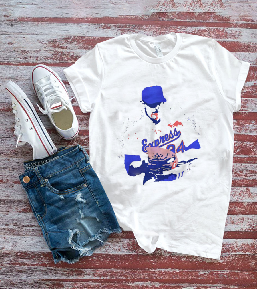 Round Rock Express Nolan Ryan 34 Bloody Lip T-Shirt
