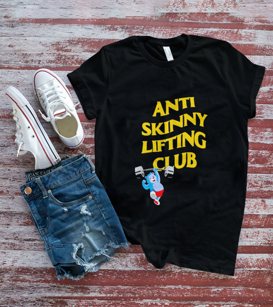 Anti-Skinny Lifting Club Bear Weightlifting T-Shirt
