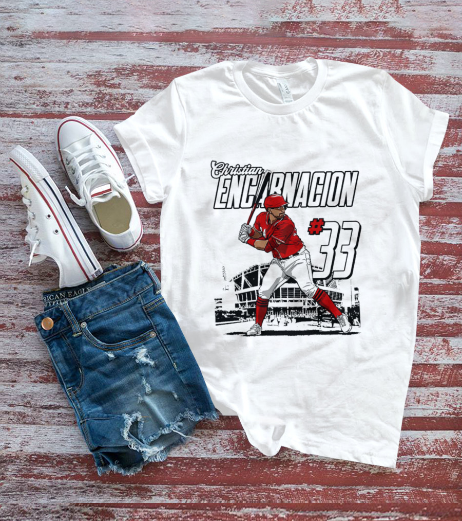 Christian Encarnacion-strand Baseball Player #33 Stadium T-Shirt