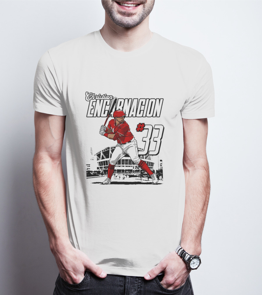 Christian Encarnacion-strand Baseball Player #33 Stadium T-Shirt