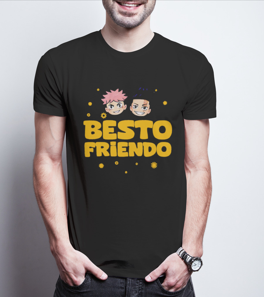 Besto Friendo Itadori Todo Jujutsu Kaisen Anime Characters Fun T-Shirt