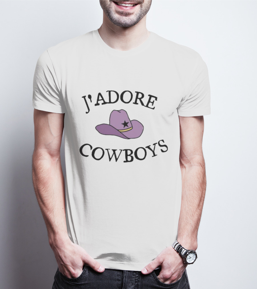 J’adore Cowboys Purple Hat With Star T-Shirt