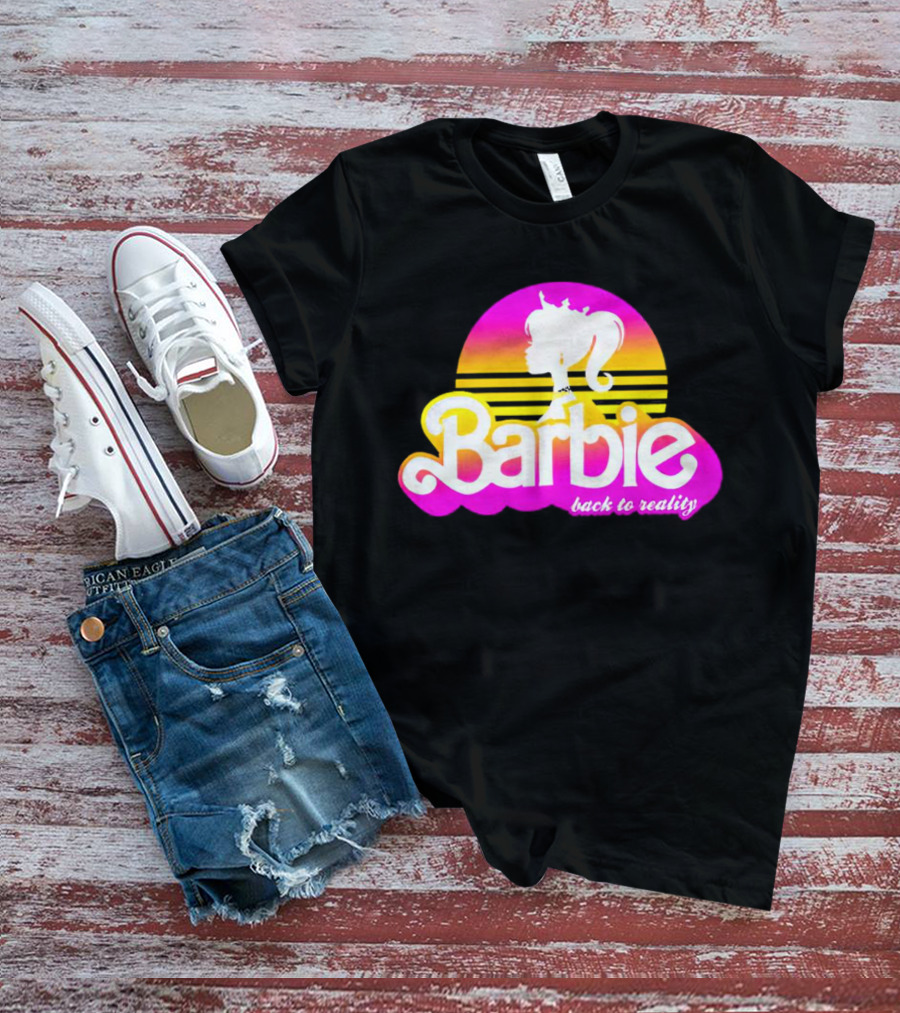 Barbie Back To Reality Retro Sunset T-Shirt