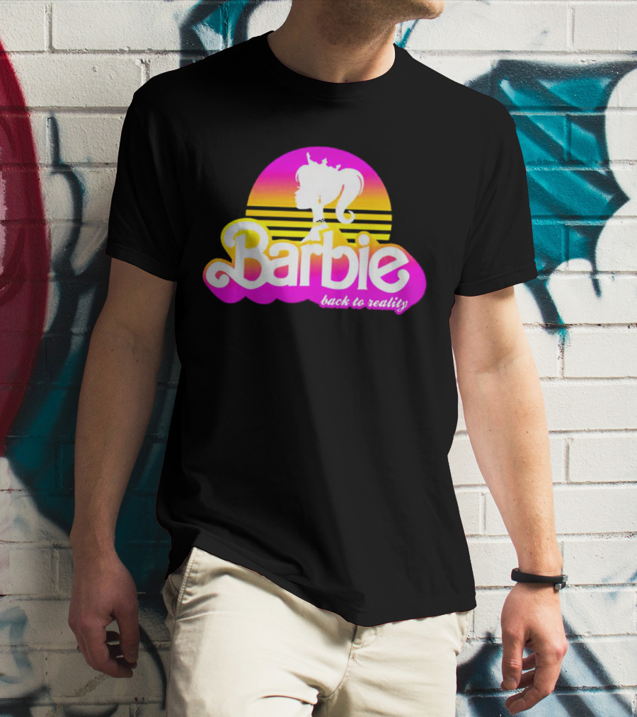 Barbie Back To Reality Retro Sunset T-Shirt