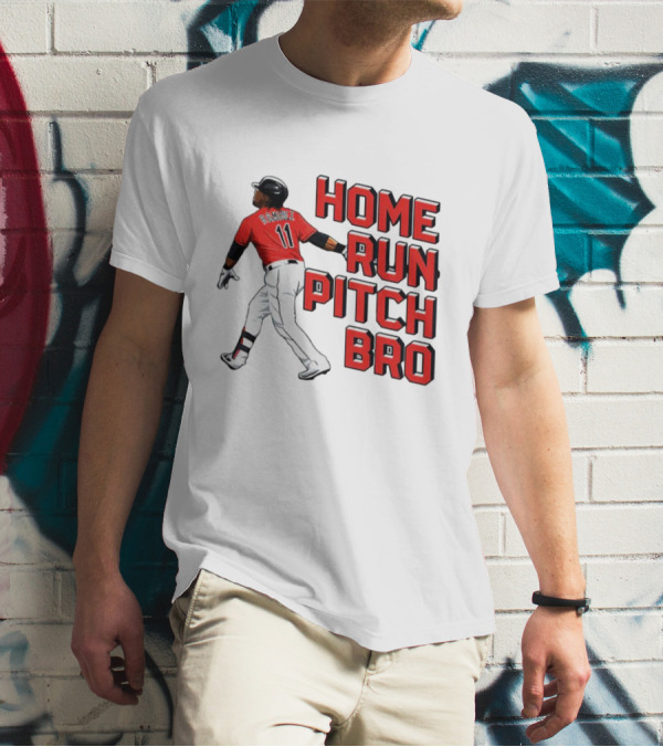 Jose Ramirez 11 Home Run Pitch Bro T-Shirt