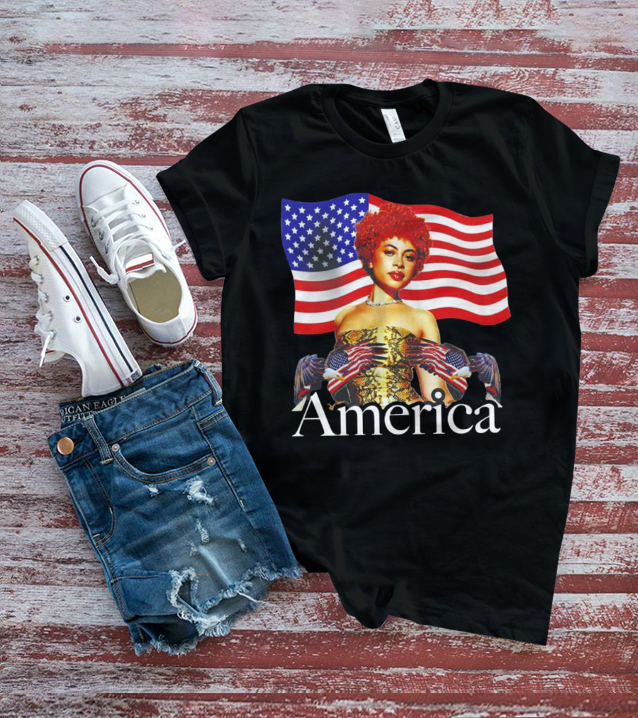 Ice Spice America United States Flag T-Shirt