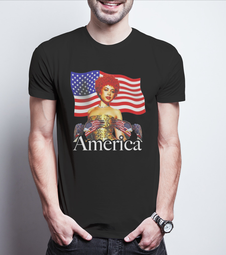 Ice Spice America United States Flag T-Shirt