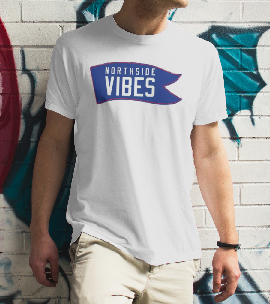 Northside Vibes Blue Flag Banner T-Shirt