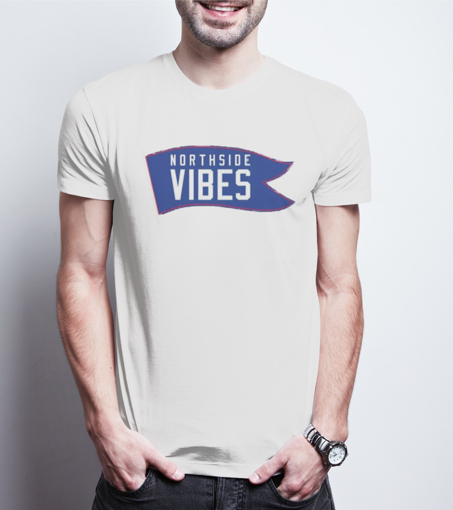 Northside Vibes Blue Flag Banner T-Shirt