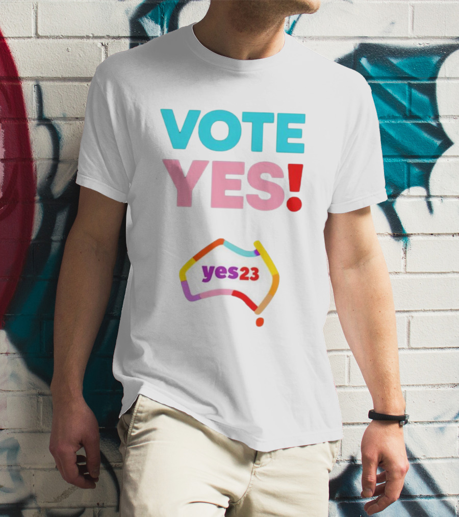 Vote Yes Yes23 Australia Map T-Shirt
