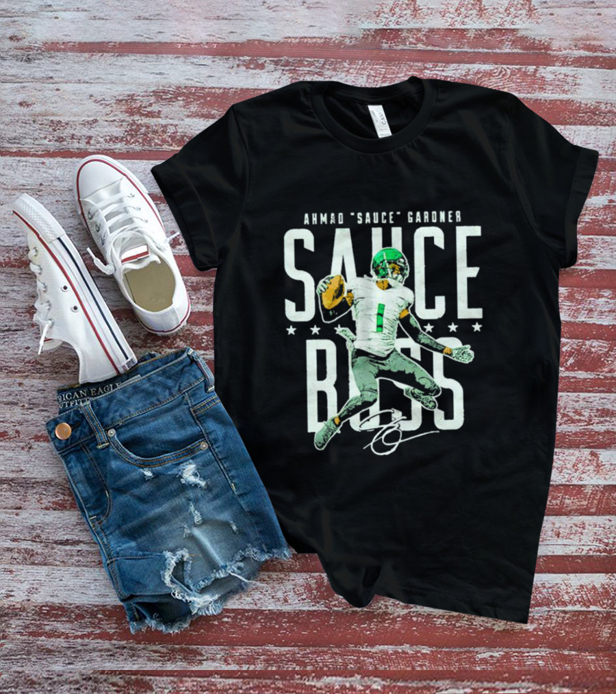 Ahmad Sauce Gardner Sauce Boss Football T-Shirt