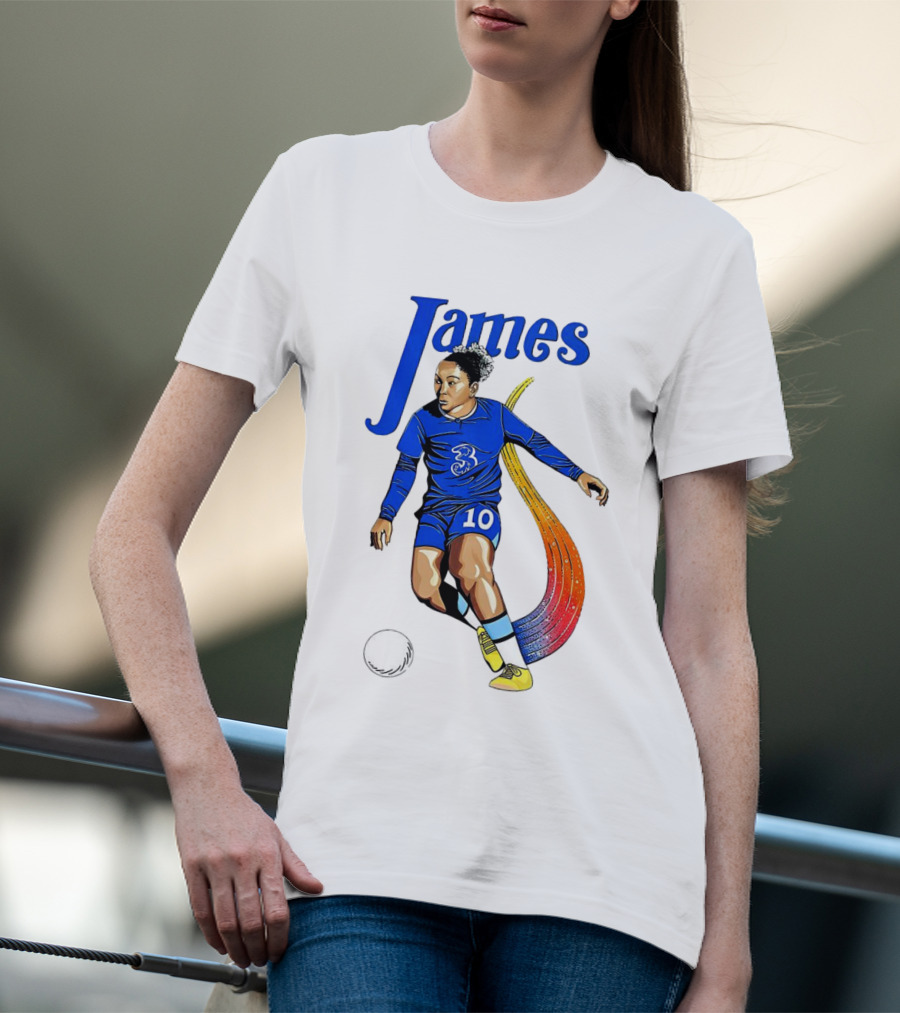 Chelsea Women Soccer Lauren James Number 10 Cheat Code T-Shirt