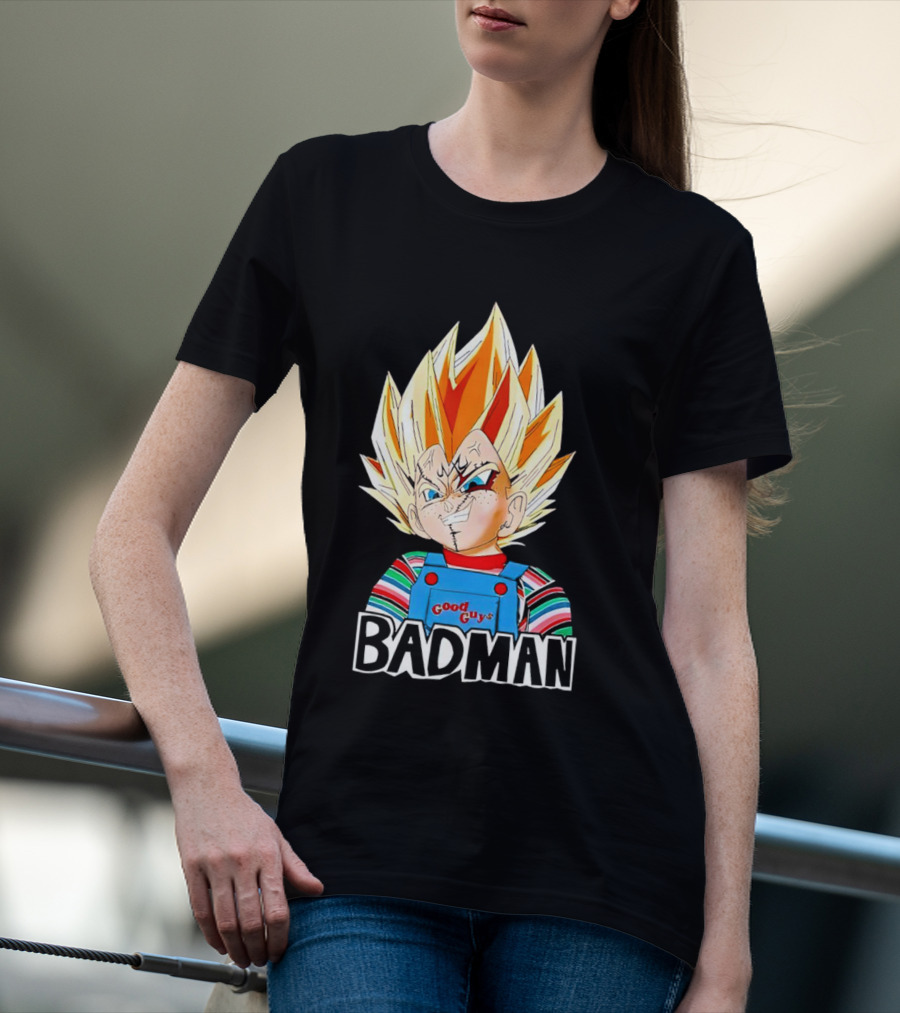 Vegeta Badman Good Guys Mashup T-Shirt