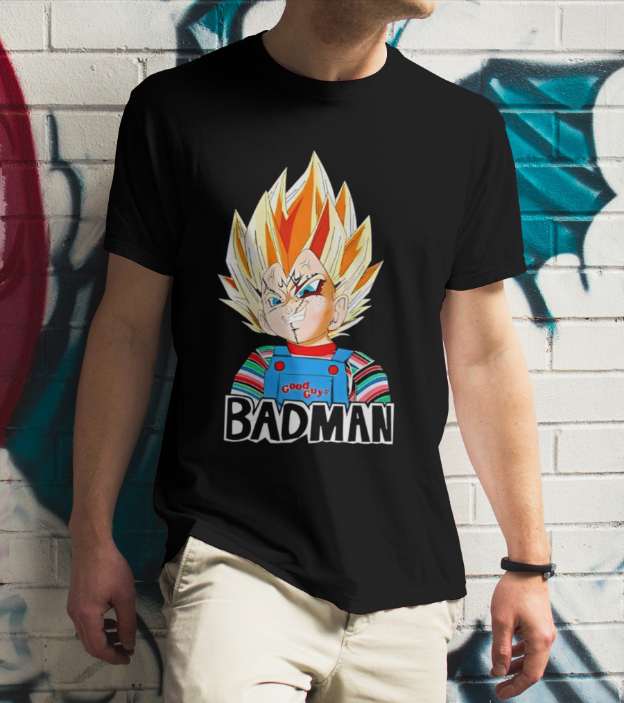Vegeta Badman Good Guys Mashup T-Shirt