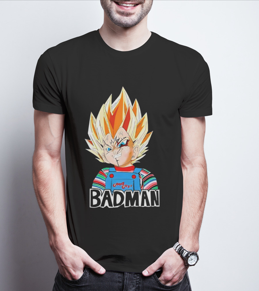 Vegeta Badman Good Guys Mashup T-Shirt