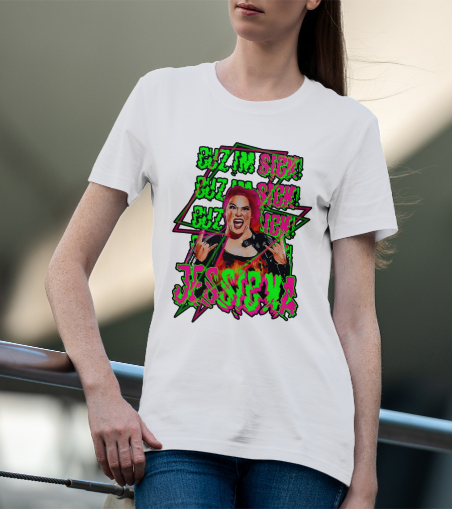 Jessicka Cuz I'm Sick Sign Of The Horns T-Shirt