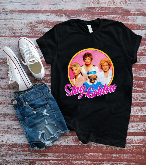 Golden Girls Character Group Circle Stay Golden T-Shirt