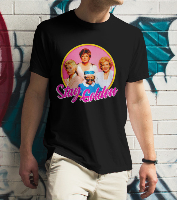Golden Girls Character Group Circle Stay Golden T-Shirt