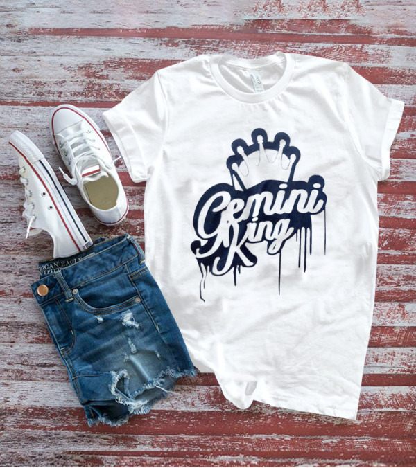 Gemini King Dripping Crown T-Shirt