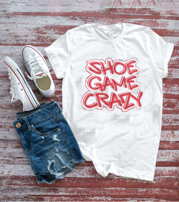 Shoe Game Crazy Red Graffiti T-Shirt