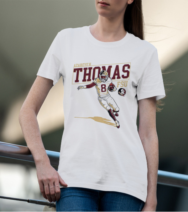 Azareye’h Thomas FSU Florida State Seminoles Football Caricature T-Shirt