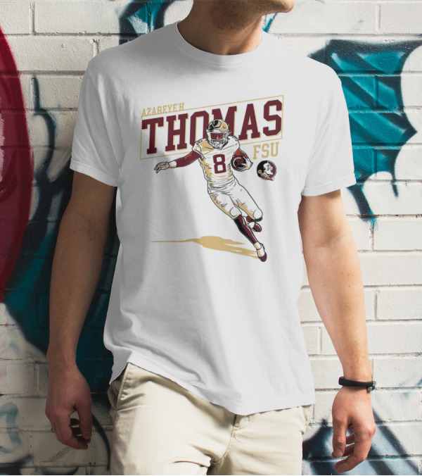 Azareye’h Thomas FSU Florida State Seminoles Football Caricature T-Shirt