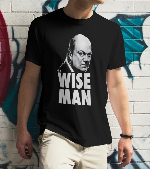 Paul Heyman The Wise Man Portrait WWE Acknowledgment T-Shirt