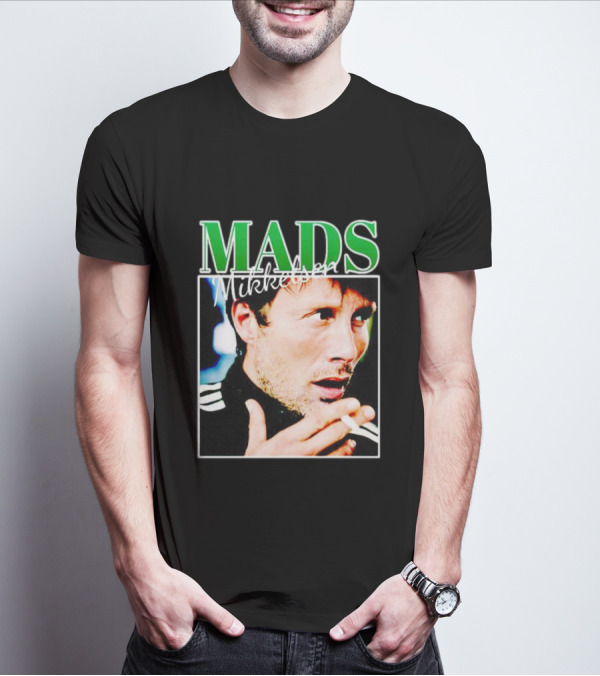 Mads Mikkelsen 90’s Vintage Style Hannibal Concept T-Shirt