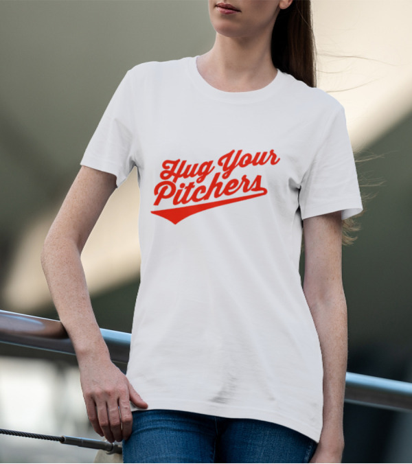Baltimore Orioles Hug Your Pitchers Baseball Script T-Shirt