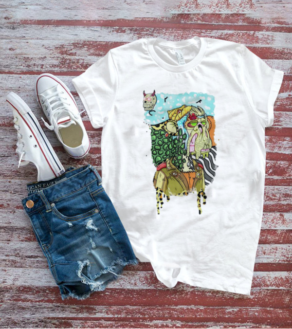 Mutant Cheetah Zombie Skull Fusion T-Shirt