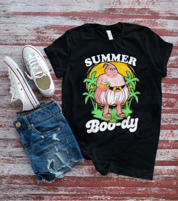 Summer Boo-dy Majin Buu Beach Vibes Palms Sun Fun T-Shirt