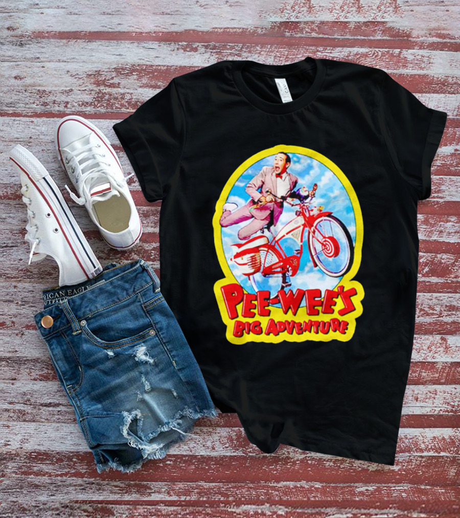 Pee Wee's Big Adventure Comedy Large Marge Bike Scene T-Shirt