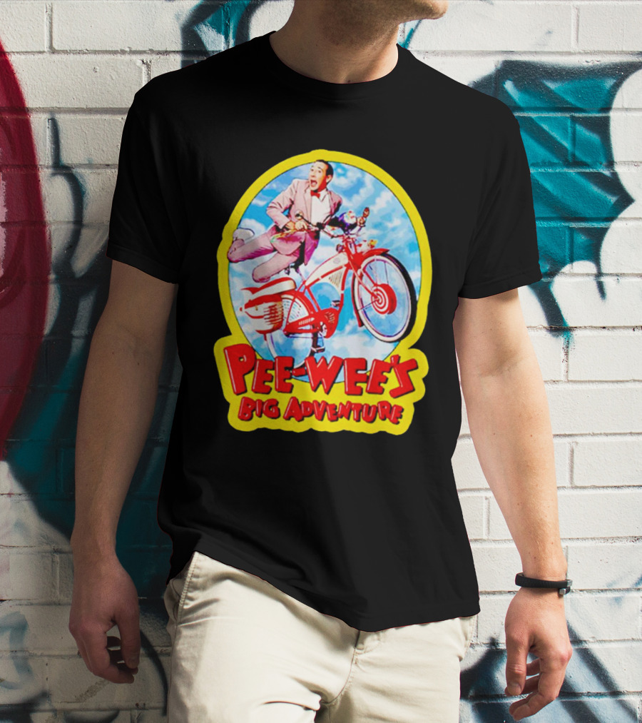 Pee Wee's Big Adventure Comedy Large Marge Bike Scene T-Shirt