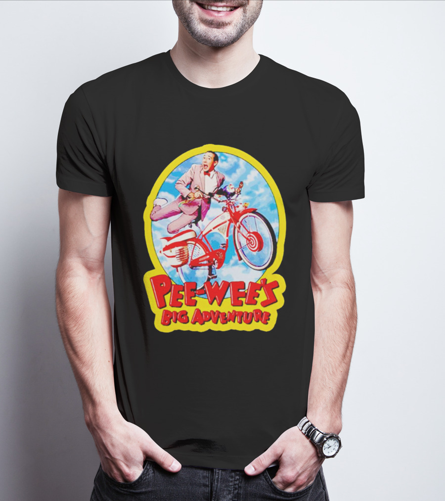 Pee Wee's Big Adventure Comedy Large Marge Bike Scene T-Shirt